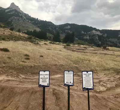 Skills Area and Beginner Pump Track