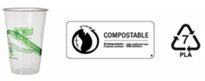 Compostable “plastic” cups and clamshells