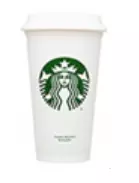 Starbucks White Cup