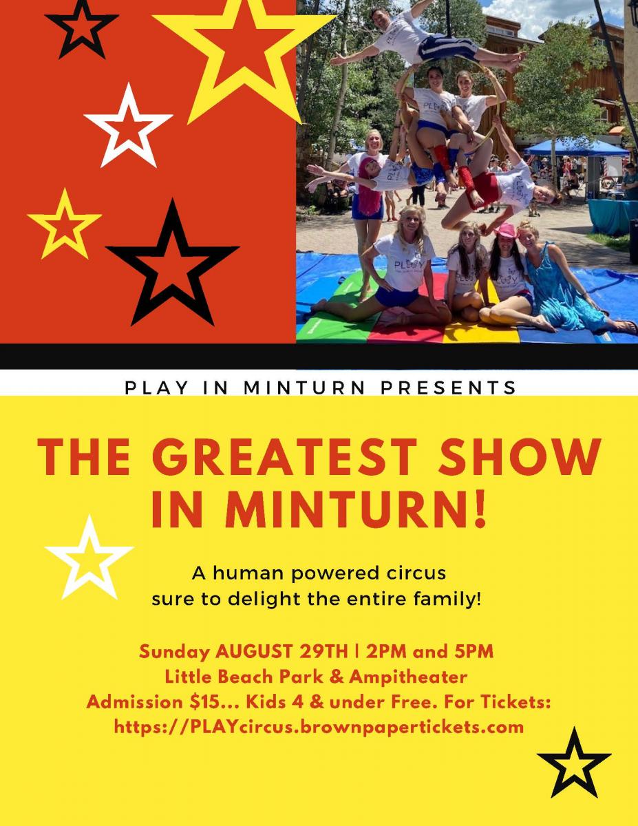 The Greatest Show in MInturn Flyer