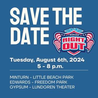 National Night Out Save the Date Flyer