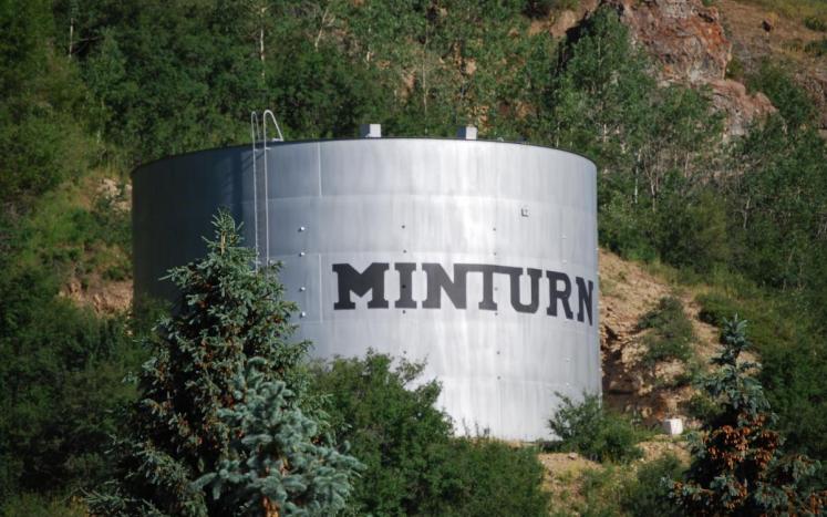 Minturn Water Tank Photo